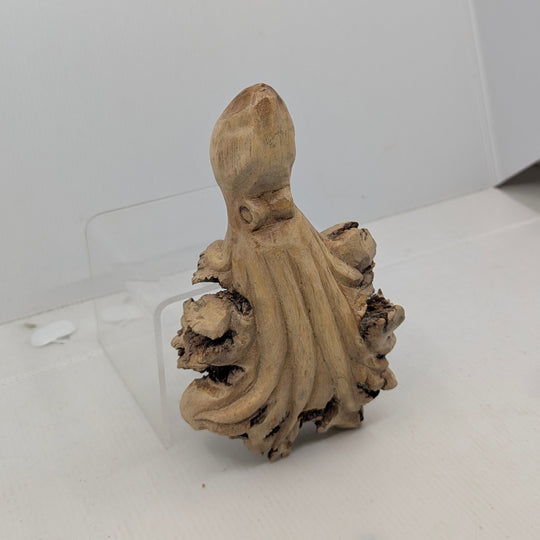 Parasite Wood Octopus Carving