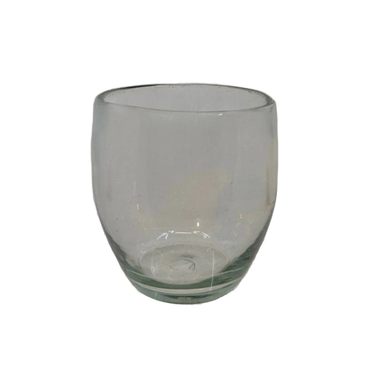 Round Stemless Wine Glass