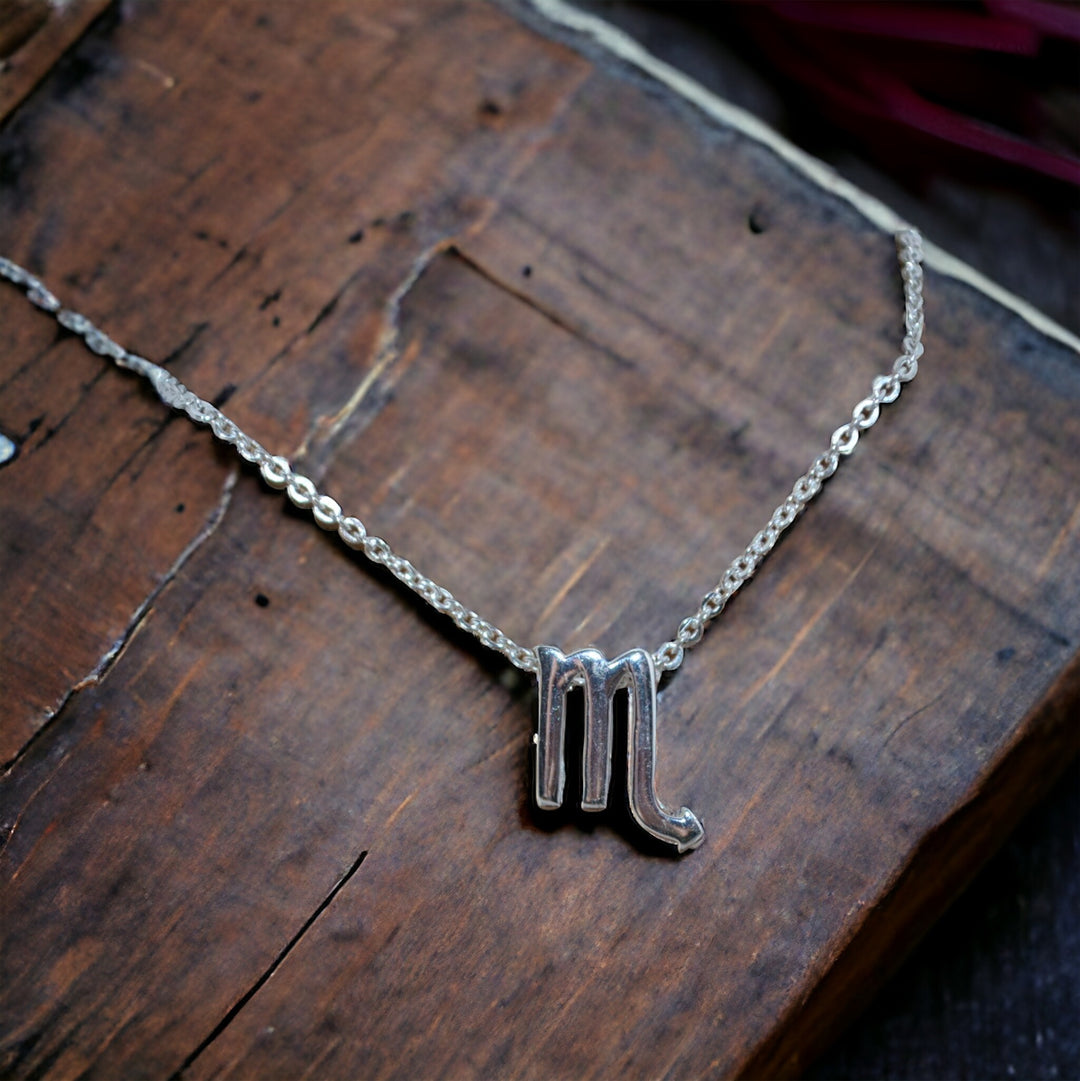 Zodiac Charm Necklace- Scorpio