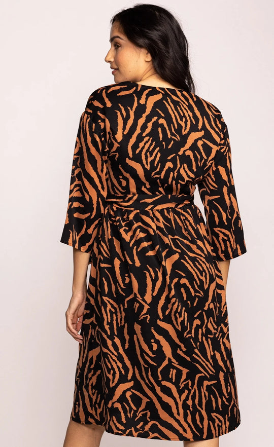 Diane Dress Black and White