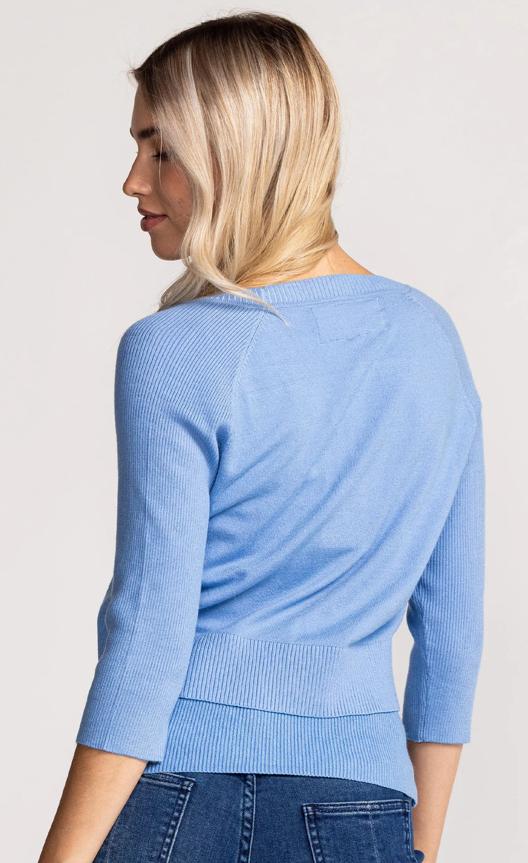 Lyla Set (Cardigan & Top Blue)