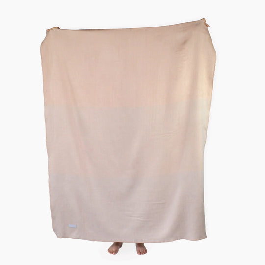 Large Ombre Alpaca Throw