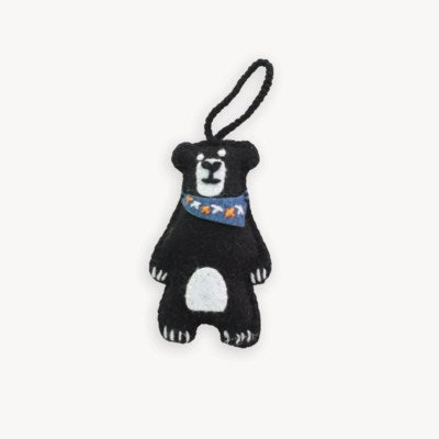 Hand Embroidered Ornament - Smokey Bear