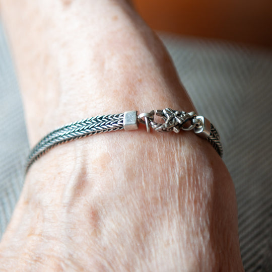 Balinese Dragonfly Sterling Silver Bracelet