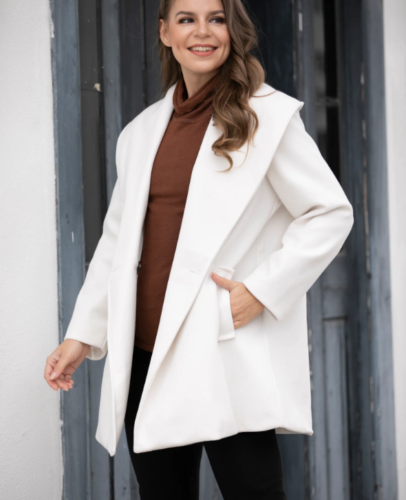 Italy Wide Collar Coat
