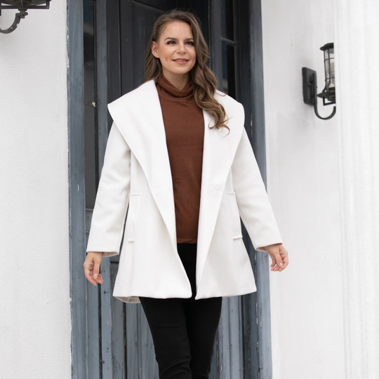 Italy Wide Collar Coat
