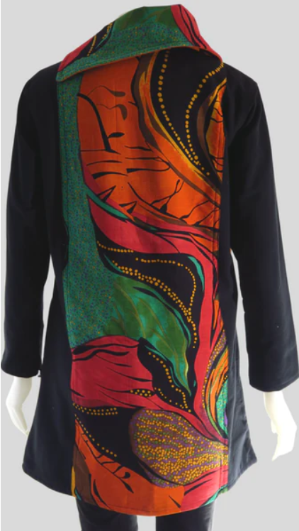 Swirl Canvas Fleece Lined Jacket