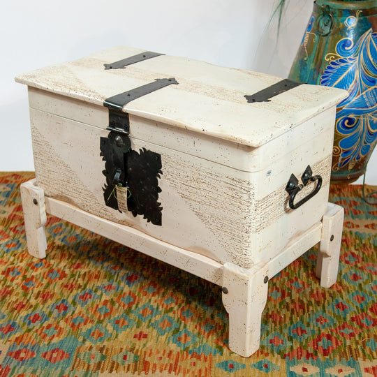 Mexican Pine Wood "Pirate Chest"