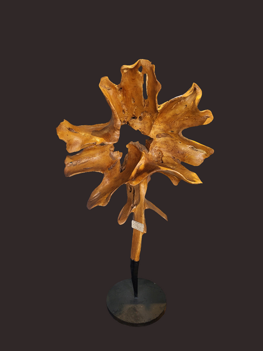 Balinese Teak Root Sculpture - Black Wash