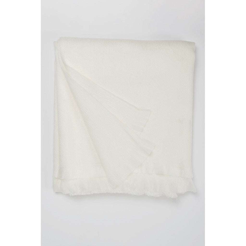 Alpaca Throw - Coconut