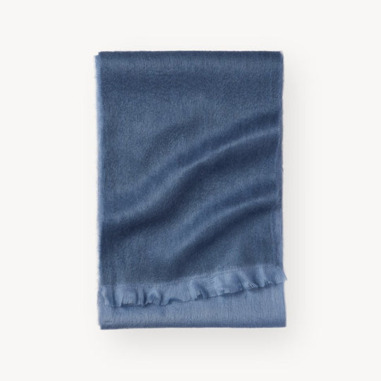 Plaid en Alpaga - Châtaignier Dégradé