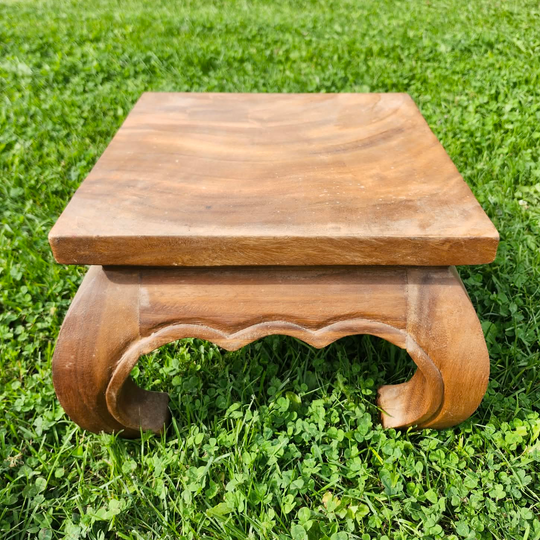 Square Opium Table with Curved Legs