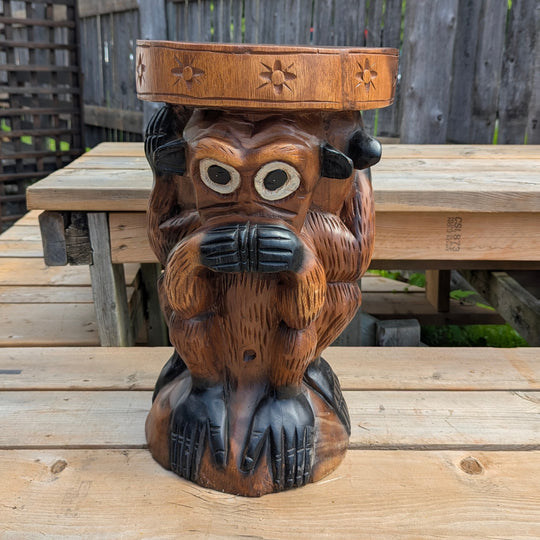 Three Wise Monkeys Side Table