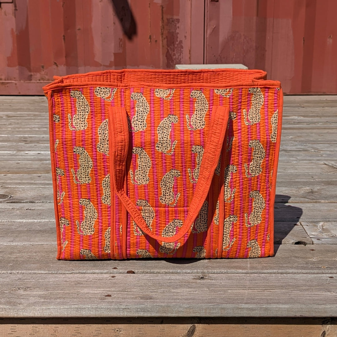XL Quilted Cotton Tote Bag