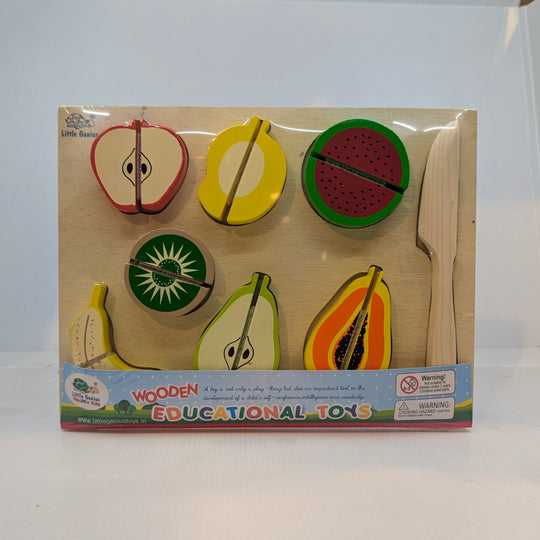 Raised Cut Fruits Wooden Puzzle