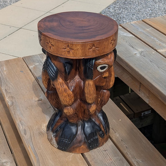 Three Wise Monkeys Side Table