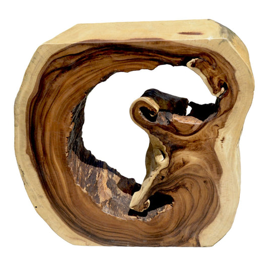 Large Sono Wood Open-Centre Console