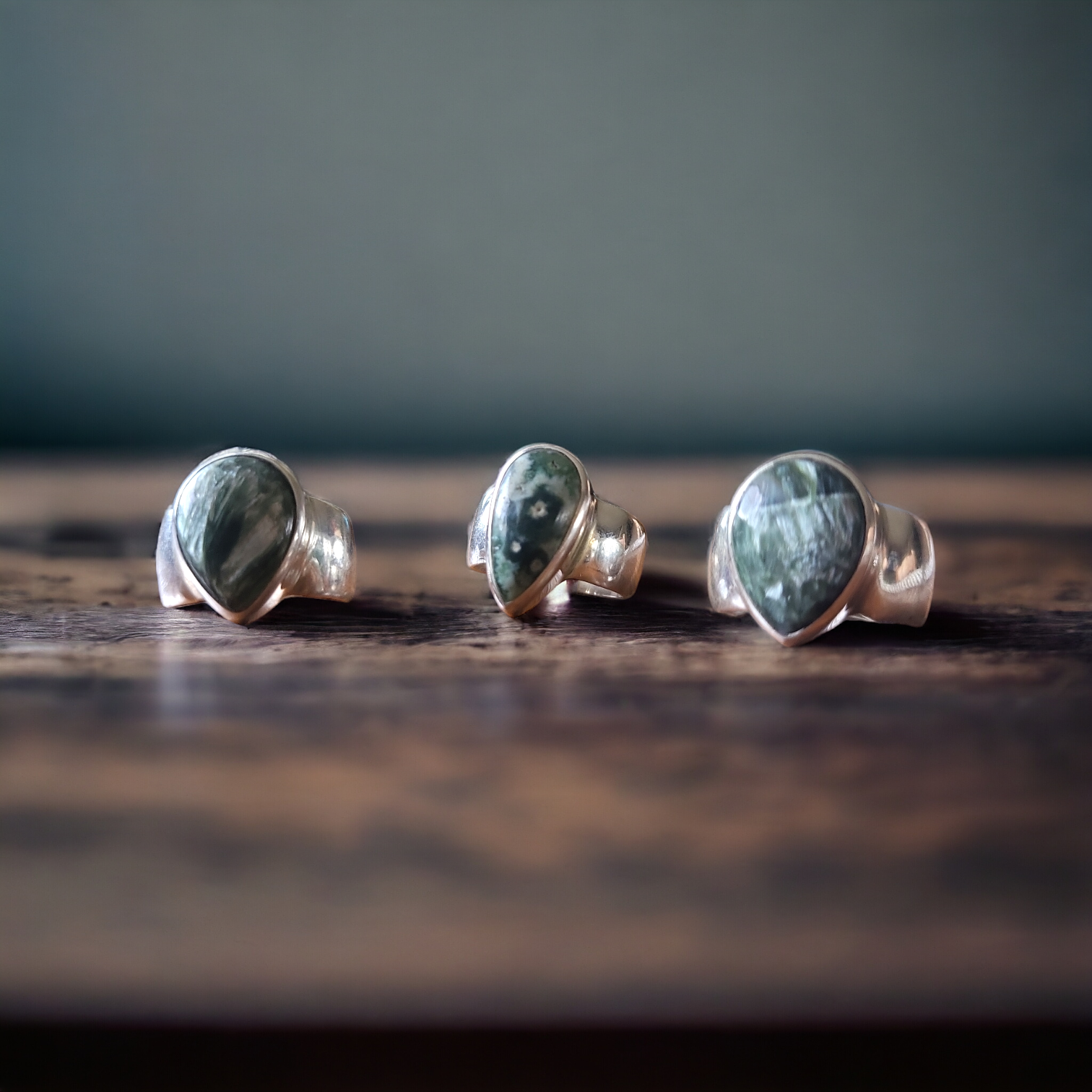 Bali Sterling Silver Seraphinite Ring
