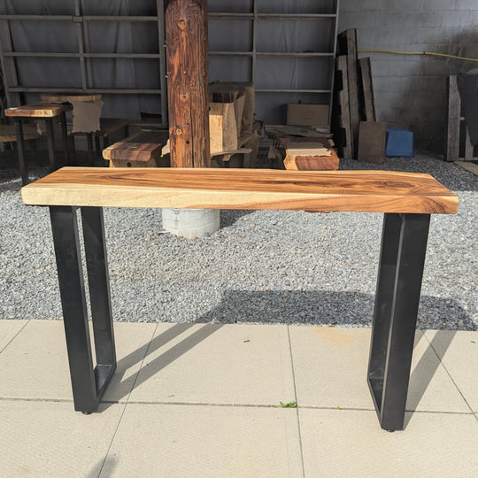 Rectangular Sono Wood Sideboard with Iron Legs
