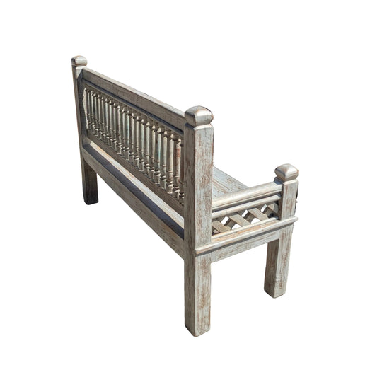 Spindle Back Mango Wood Bench