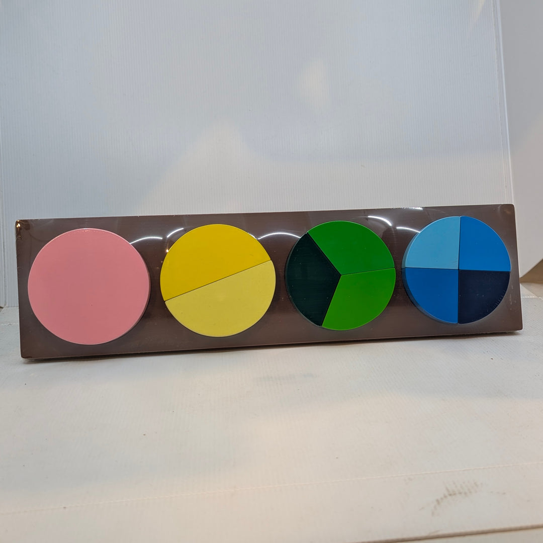 Jumbo Fraction Circle Wood Puzzle