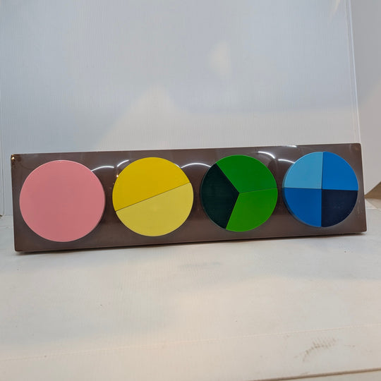 Jumbo Fraction Circle Wood Puzzle