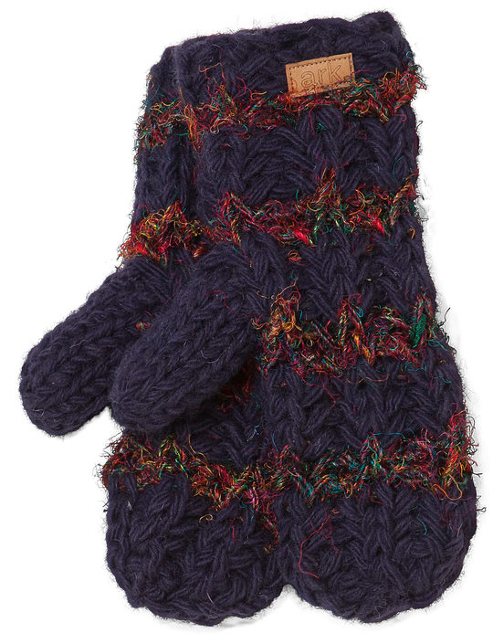 Recycled Silk Zoe Mittens