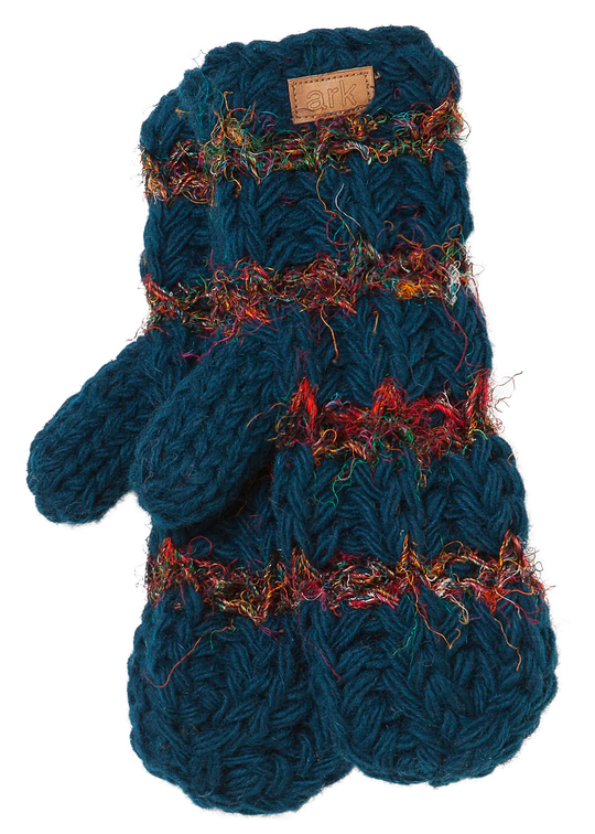 Recycled Silk Zoe Mittens