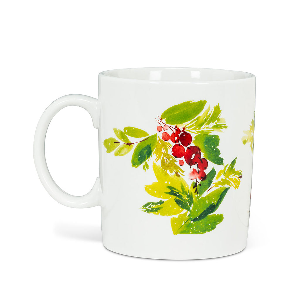 Mug - Cranberry & Greenery