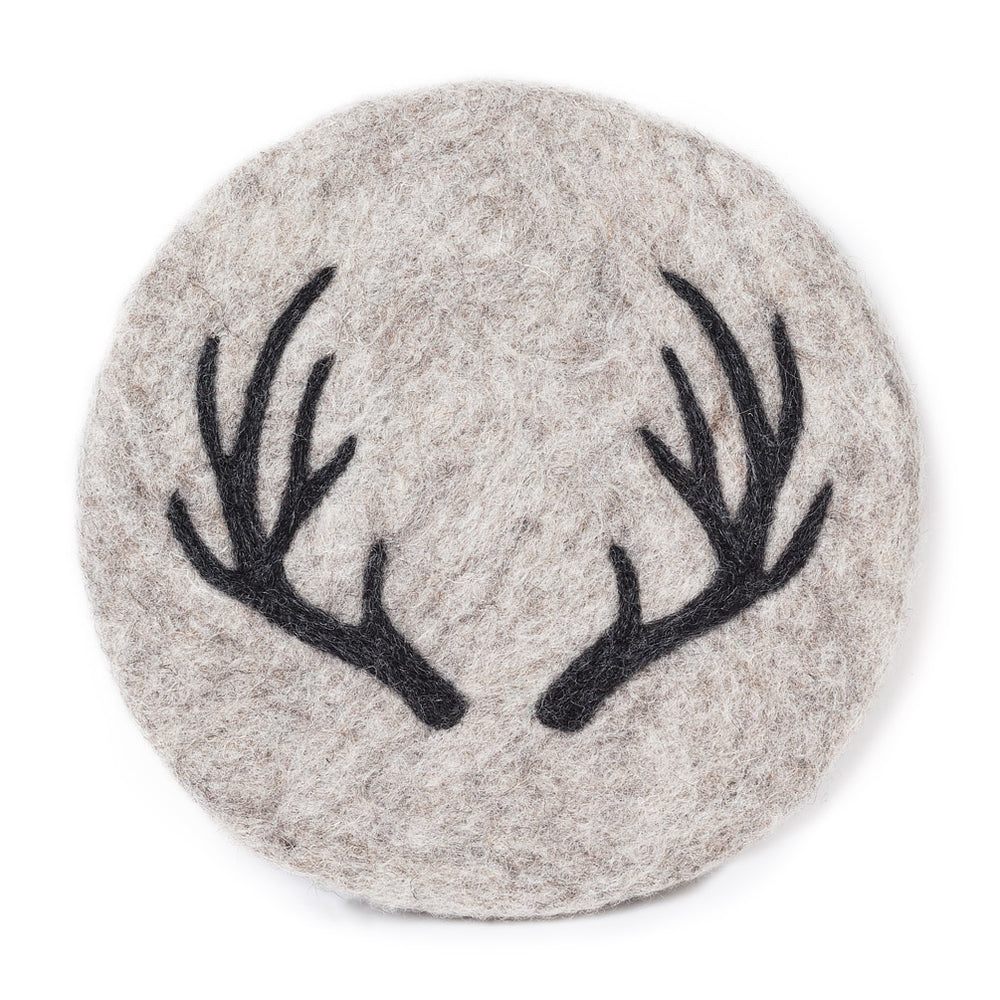 Dessous de plat en bois de cerf