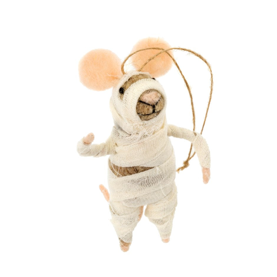 Mummy Mouse - Christmas Ornament