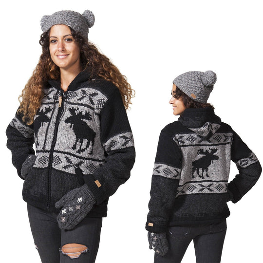 Moose - Fleece Lined Wool Jacket