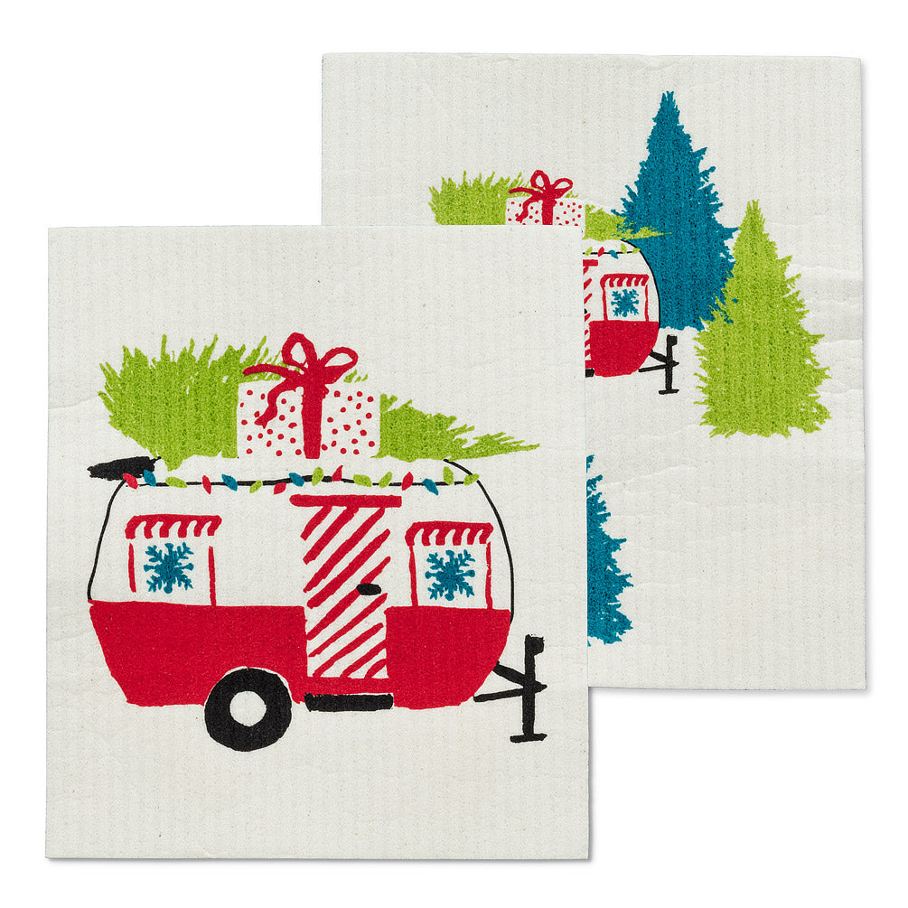 Swedish Dishcloth - Set of 2 - Holiday Campers