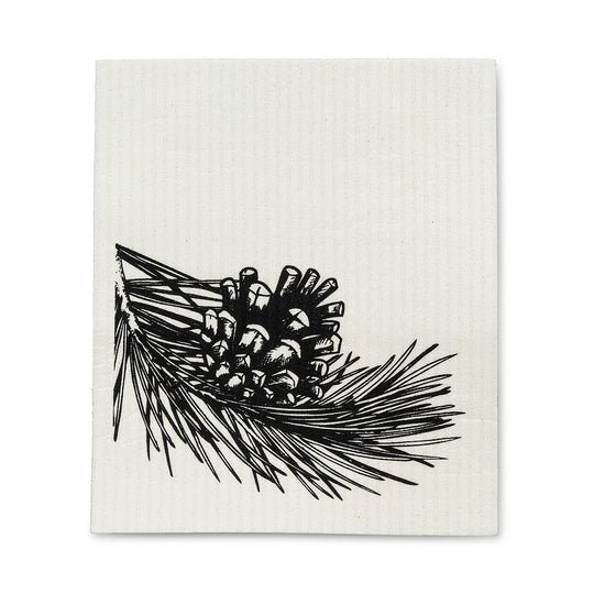 Swedish Dishcloth - Pinecone & Branch - Set of 2