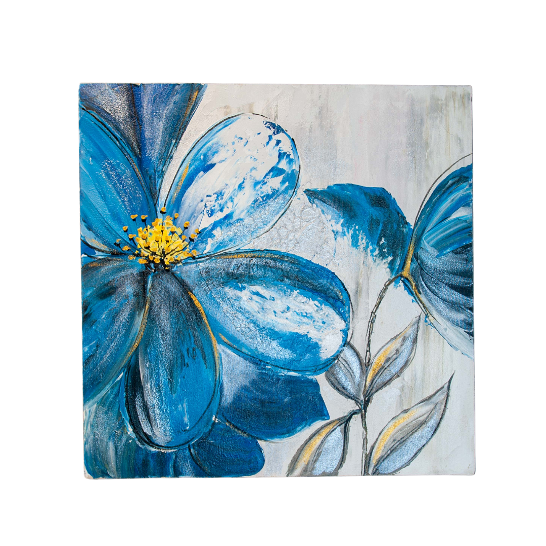 Tableau Fleurs Bleues