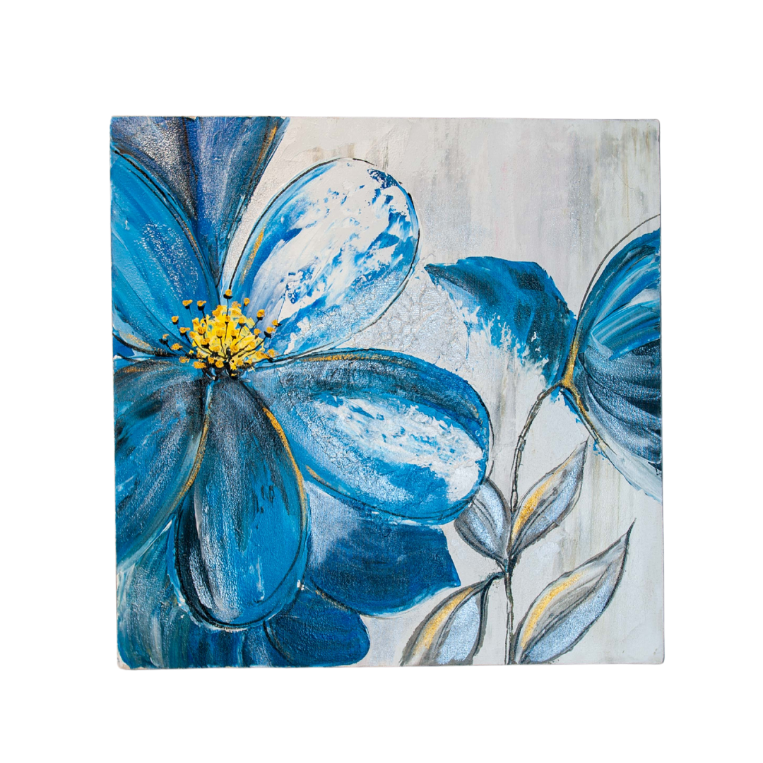 Blue Flowers - Painting