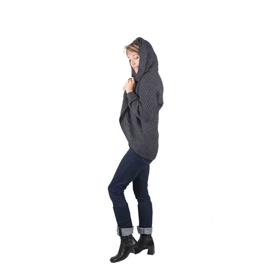 Pull Alpaga Curve - Gris Foncé