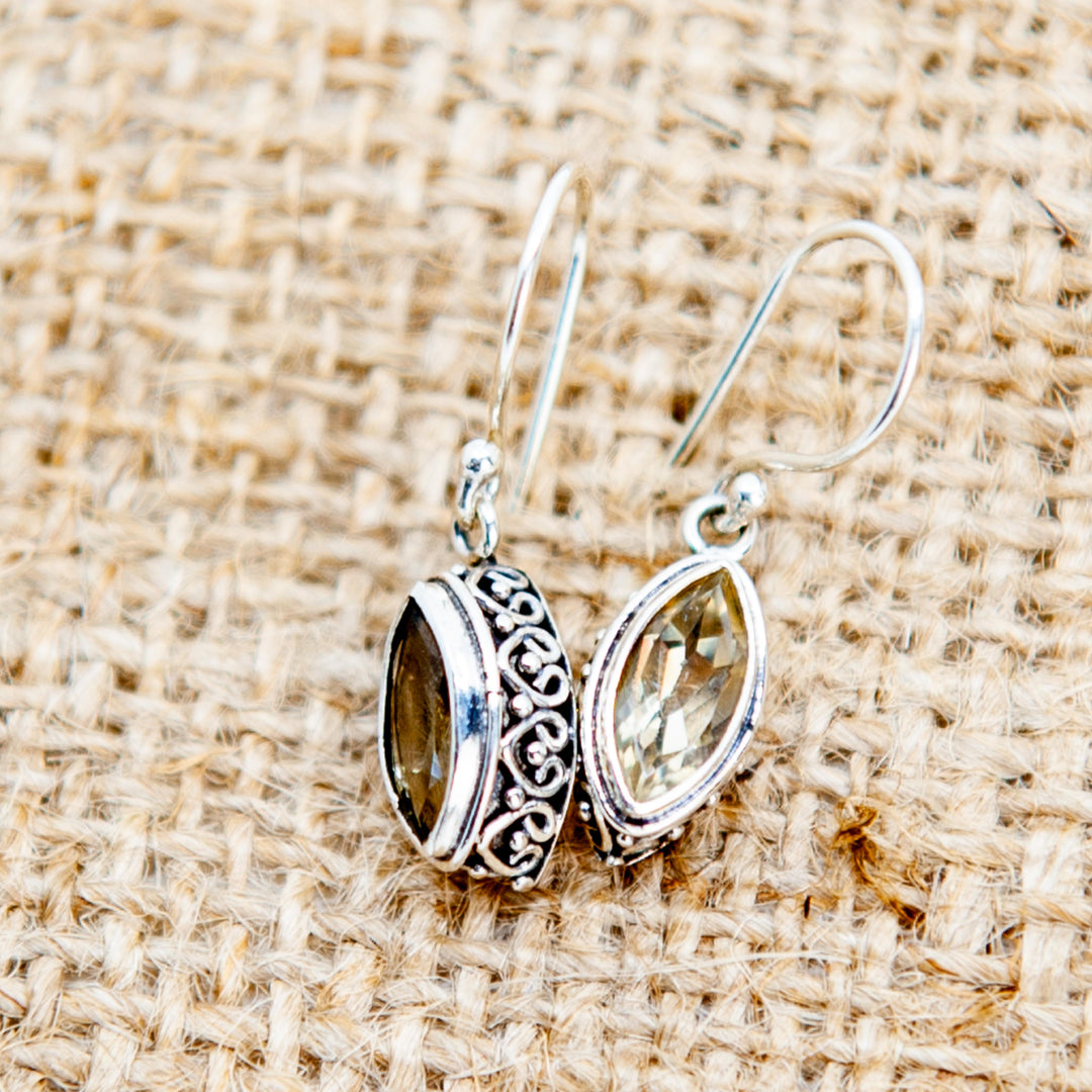 Citrine Marquis Earrings