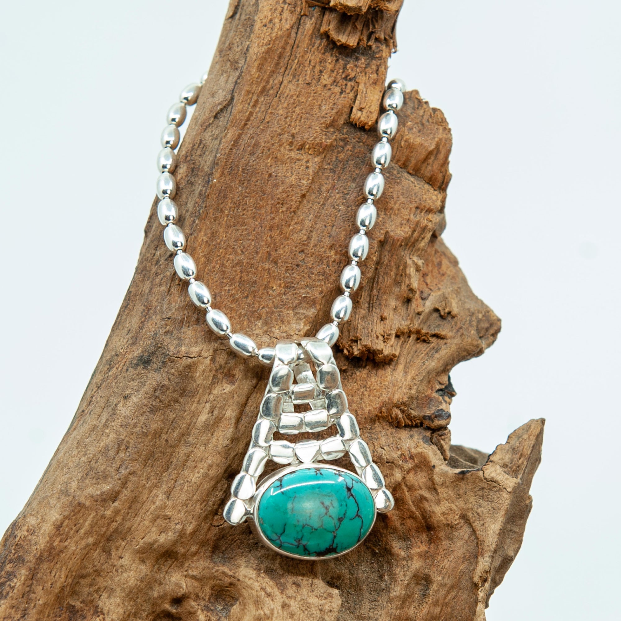 Turquoise Loop Through Pendant