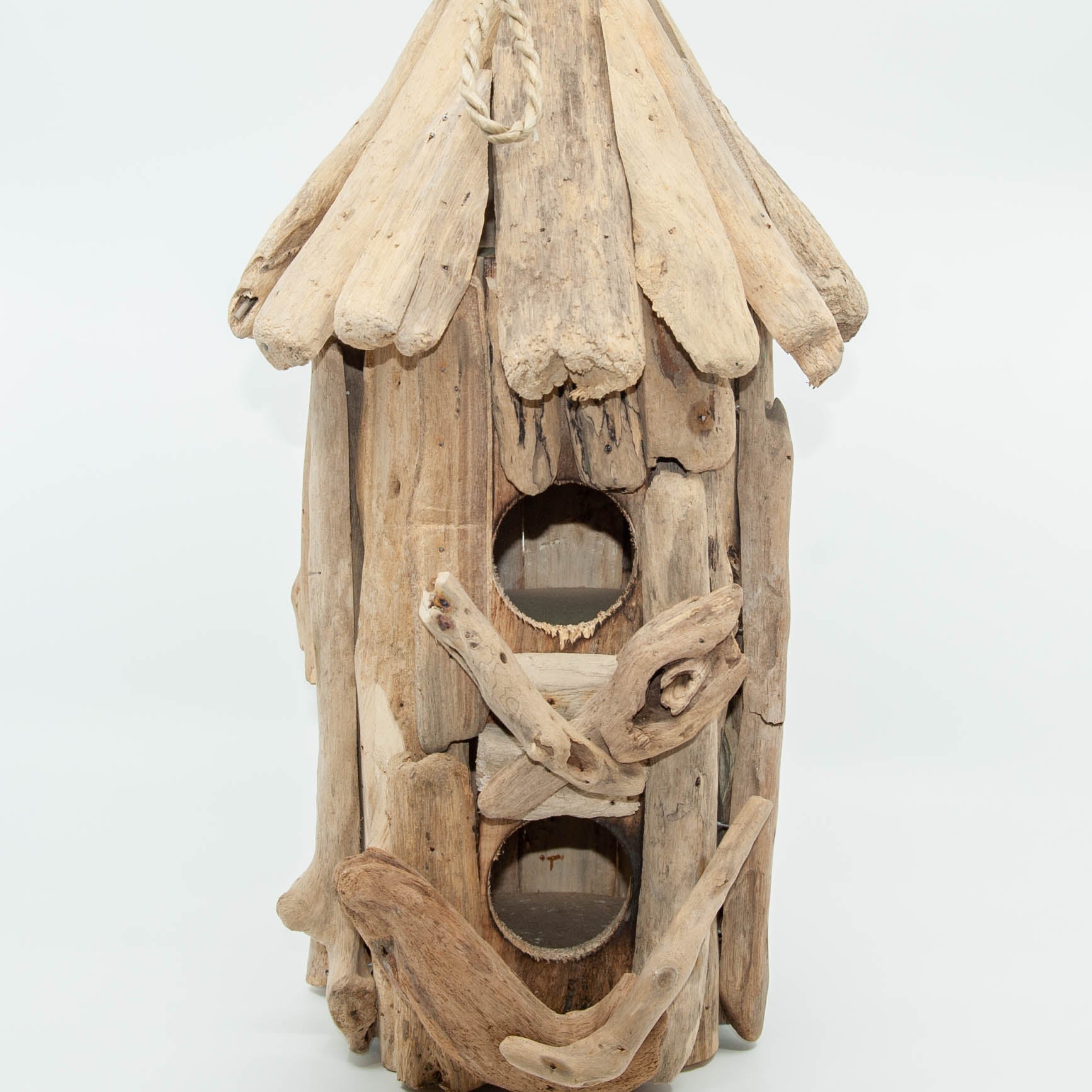 Driftwood Double Birdhouse