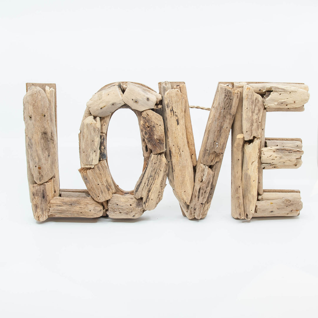 Enseigne "Amour" en Diftwood