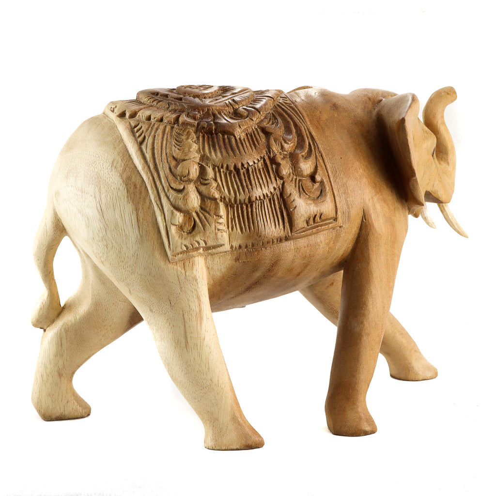 Suar Standing Ornate Elephant - Medium