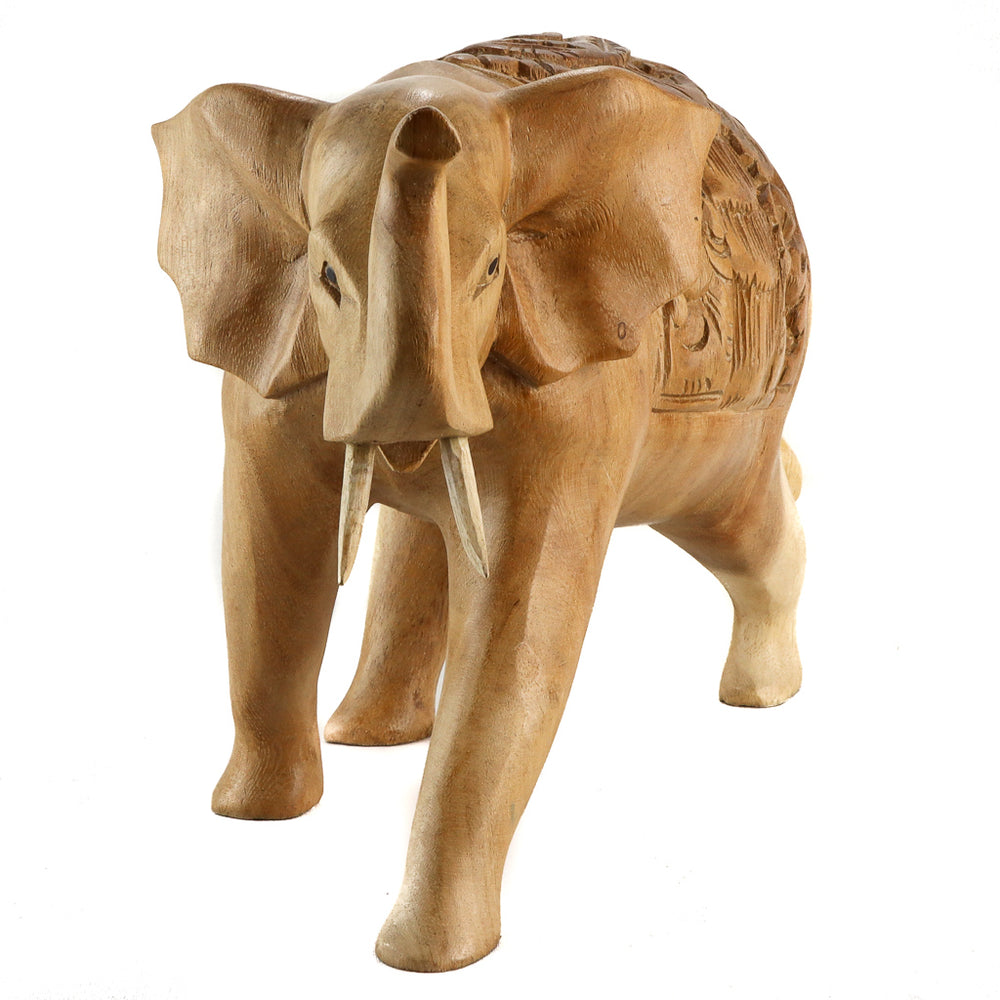 Éléphant Orné Debout Suar - Moyen