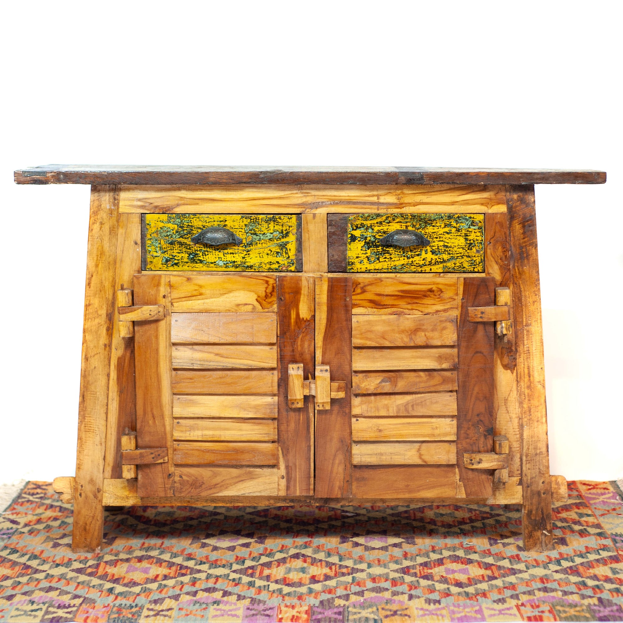 Photo of Japanese Style Reclaimed Teak Side Cabinet