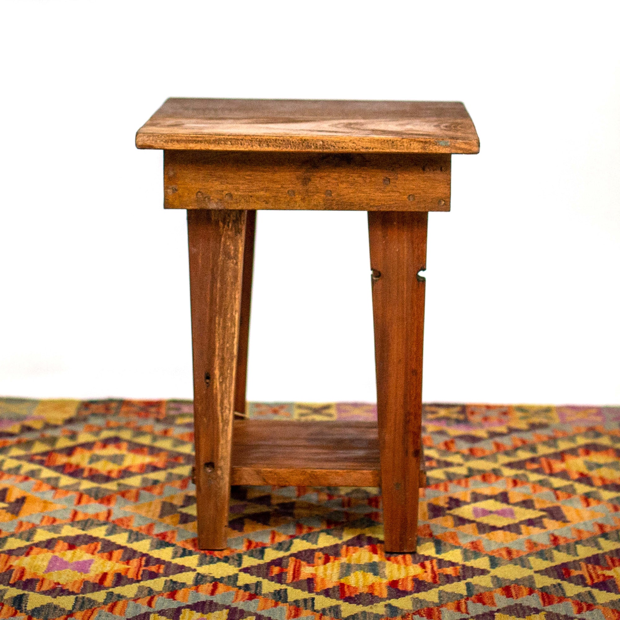 Photo of Reclaimed Teak Rustic Side Table