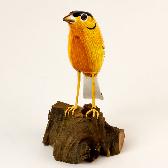 Goldfinch on Wood