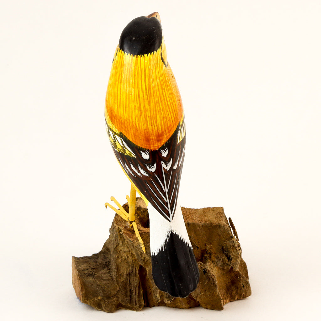 Goldfinch on Wood