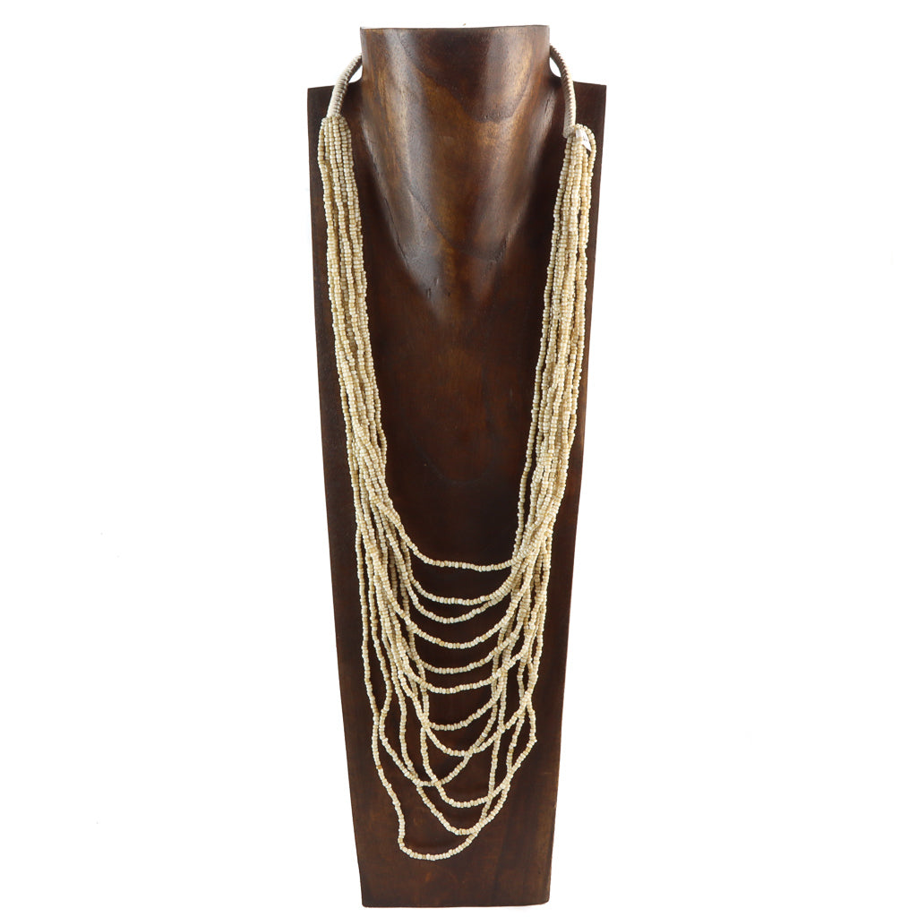Multi Strand Seed Bead Necklace One World Bazaar