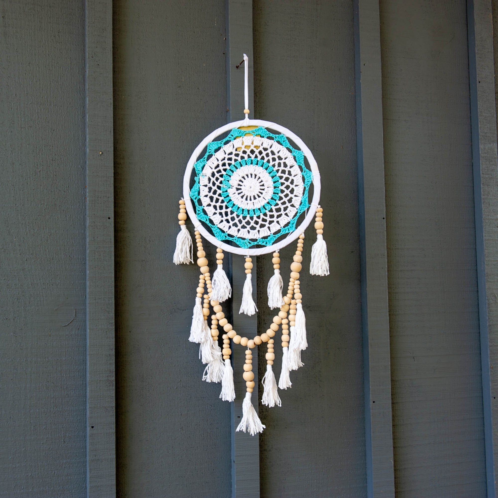 Macrame Dreamcatcher Wall Hanging- Medium