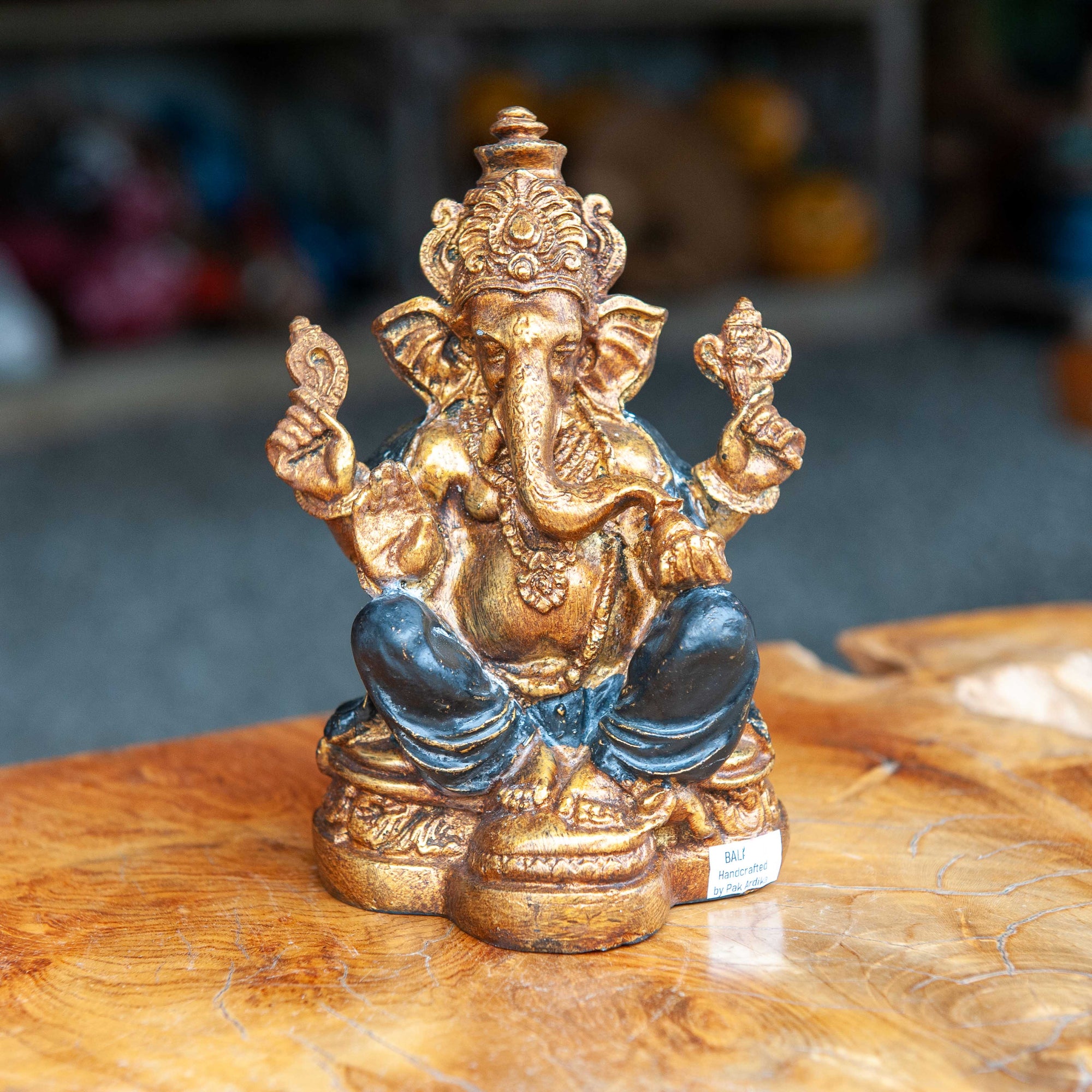Ganesh en résine - Noir